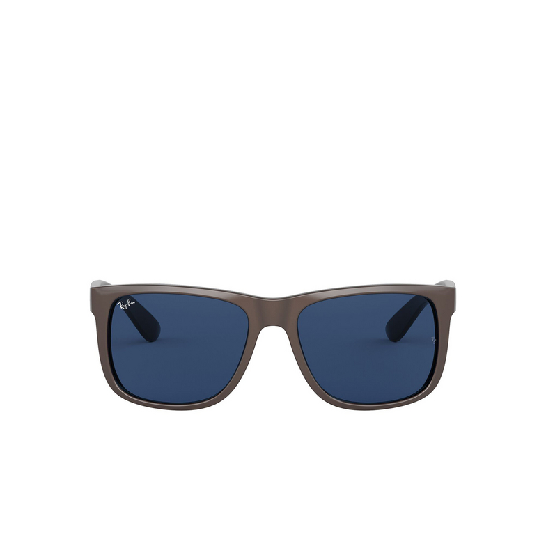 Ray-Ban JUSTIN Sunglasses 647080 brown metallic on black - 1/4