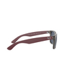 Ray-Ban JUSTIN Sunglasses 650987 rubber transparent grey - product thumbnail 3/4