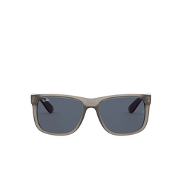 Ray-Ban® Square Sunglasses: RB4165 Justin color 650987 Rubber Transparent Grey 