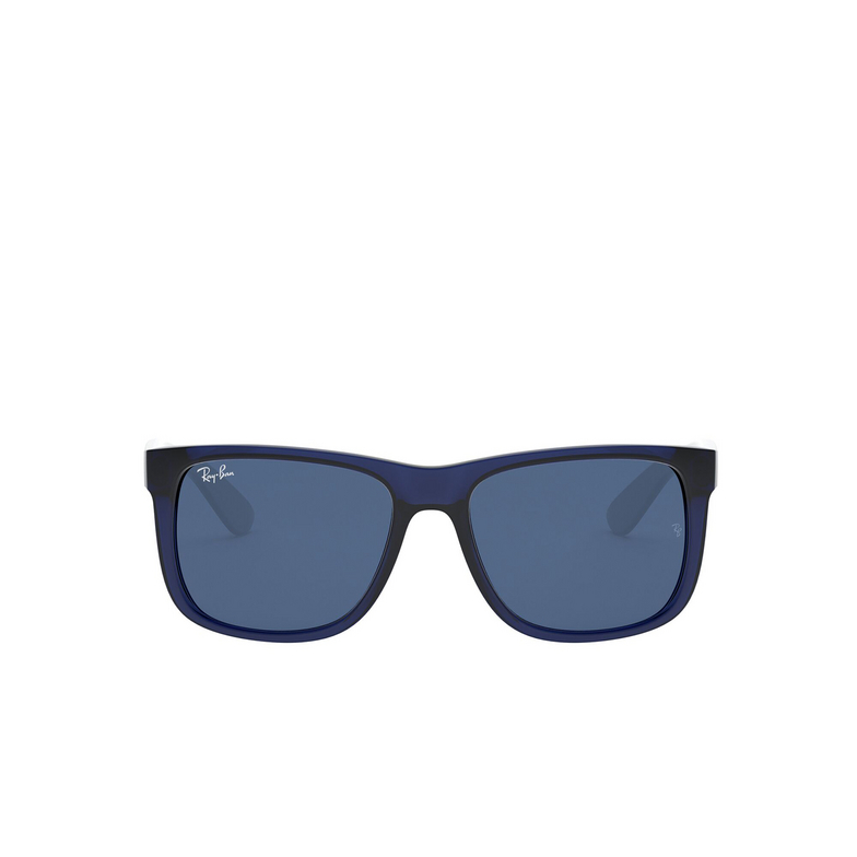 Gafas de sol Ray-Ban JUSTIN 651180 rubber transparent blue - 1/4