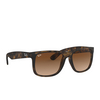 Ray-Ban JUSTIN Sunglasses 710/13 rubber light havana - product thumbnail 2/4