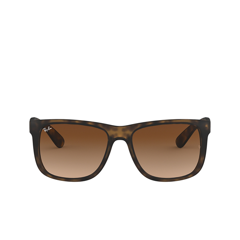 Ray-Ban JUSTIN Sunglasses 710/13 rubber light havana - 1/4