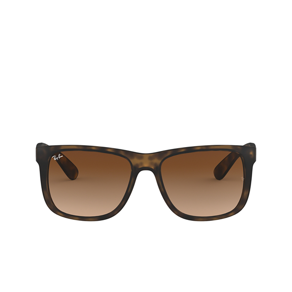 Ray-Ban JUSTIN Sunglasses 710/13 RUBBER LIGHT HAVANA - front view