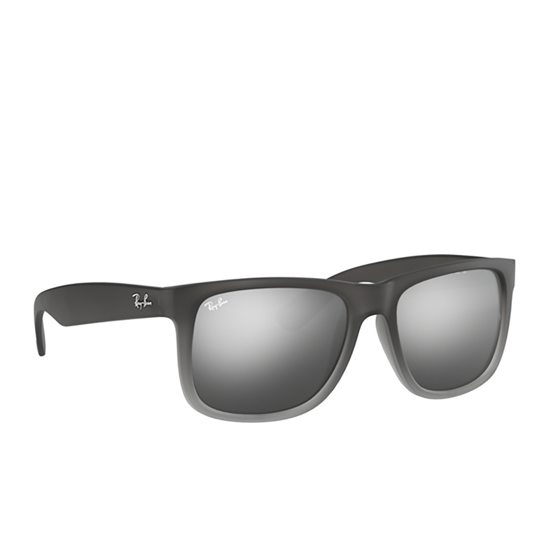 Ray-Ban JUSTIN Sunglasses 852/88 rubber grey/grey transp. - 2/4