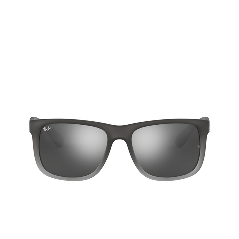 Ray-Ban JUSTIN Sunglasses 852/88 rubber grey/grey transp. - 1/4
