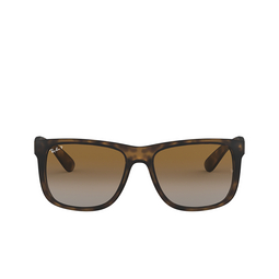 Ray-Ban® Square Sunglasses: RB4165 Justin color 865/T5 Rubber Havana 