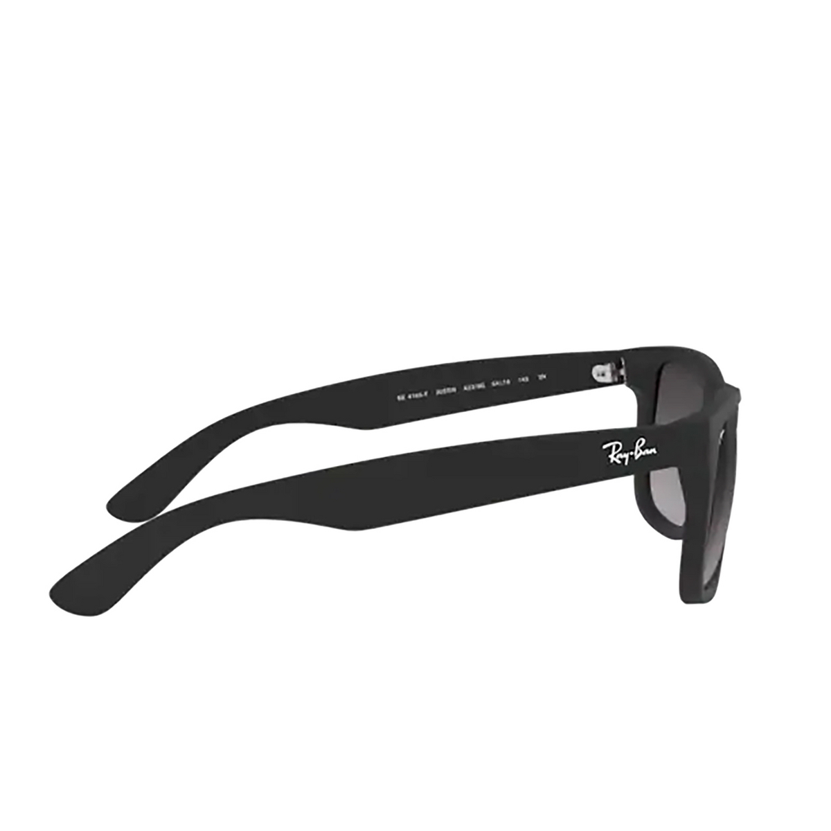 Occhiali da sole Ray-Ban JUSTIN 622/8G RUBBER BLACK - anteprima prodotto 3/4