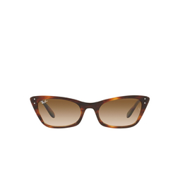 Ray-Ban® Cat-eye Sunglasses: RB2299 Lady Burbank color 954/51 Striped Havana 