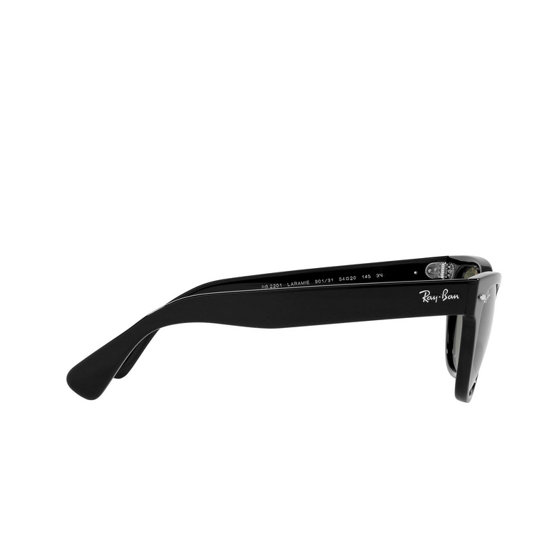 Ray-Ban LARAMIE Sunglasses 901/31 black - 3/4