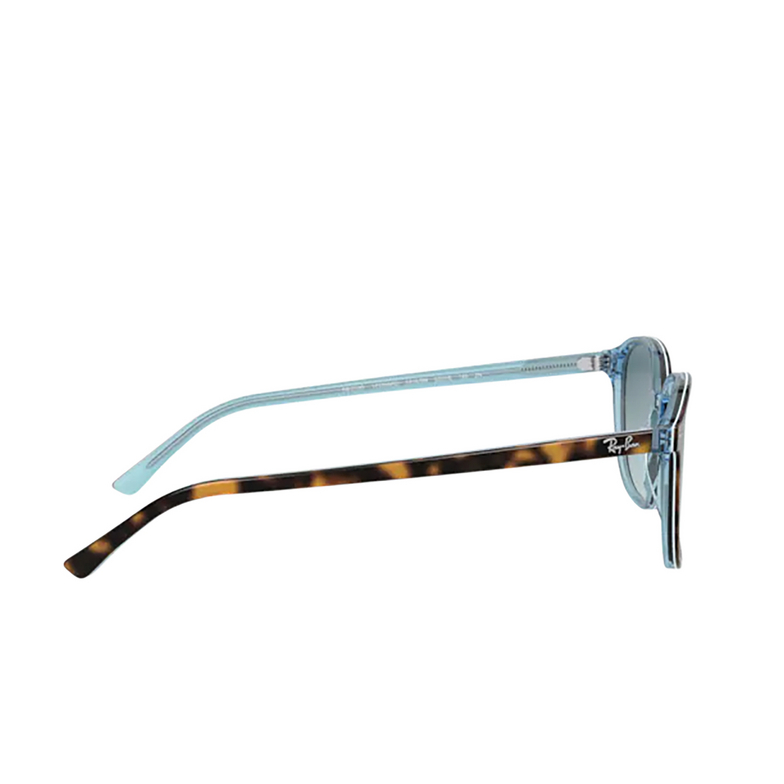 Ray-Ban LEONARD Sunglasses 13163M havana on light blue - 3/4