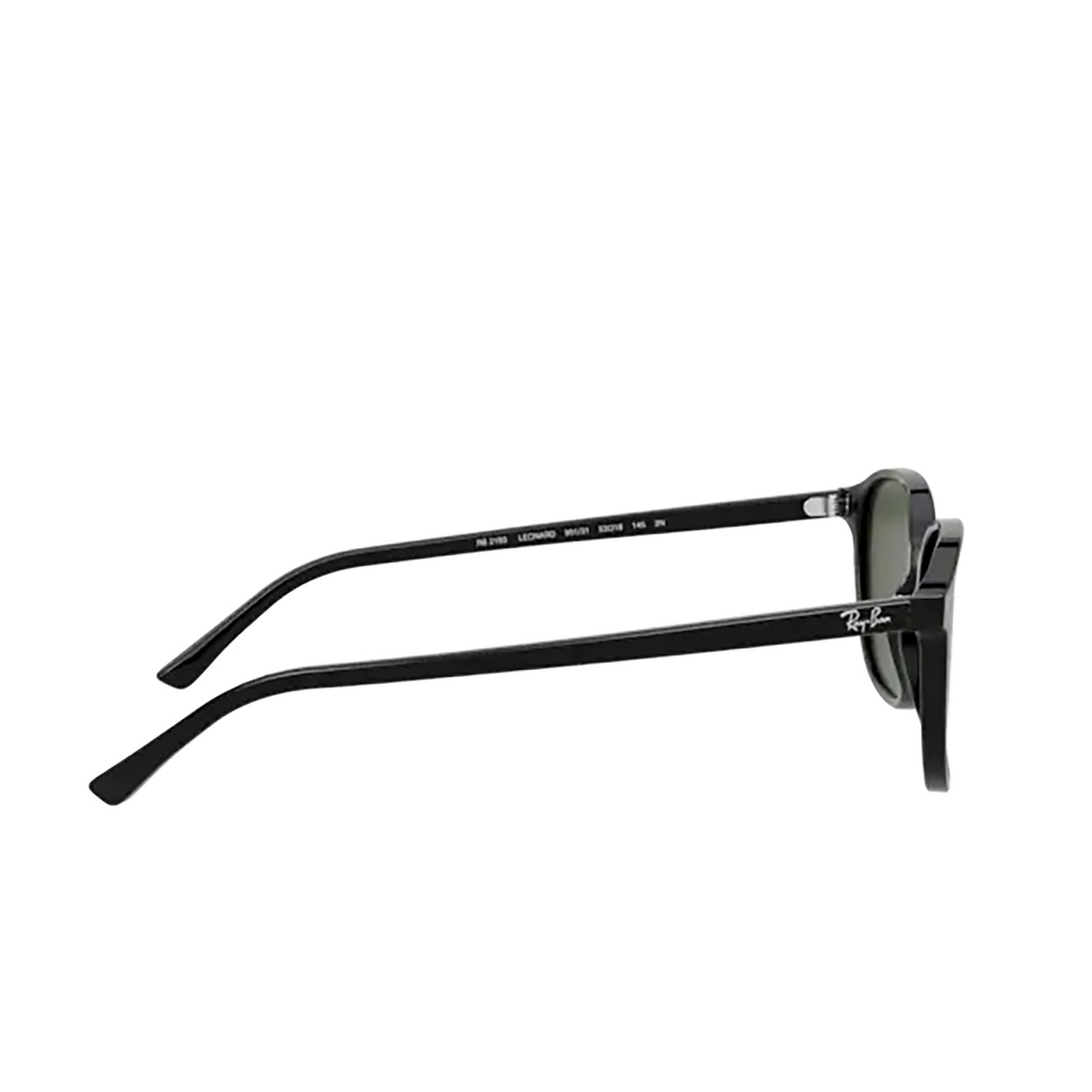 Ray-Ban® Square Sunglasses: RB2193 Leonard color 901/31 Black - product thumbnail 3/3