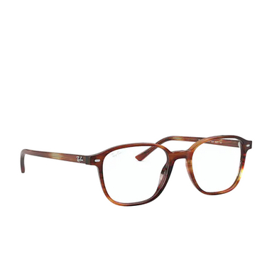 Ray-Ban LEONARD Eyeglasses 2144 striped havana - three-quarters view