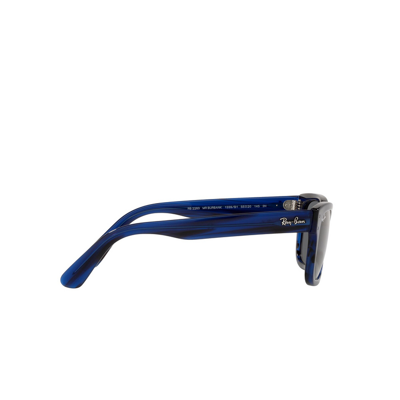 Ray-Ban MR BURBANK Sunglasses 1339B1 striped blue - 3/4