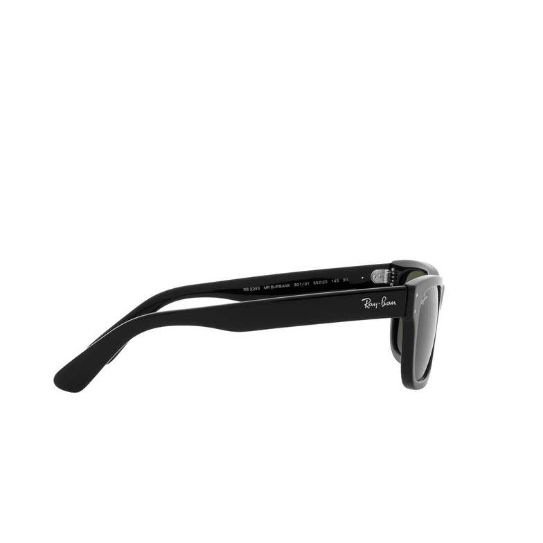 Ray-Ban MR BURBANK Sunglasses 901/31 black - 3/4