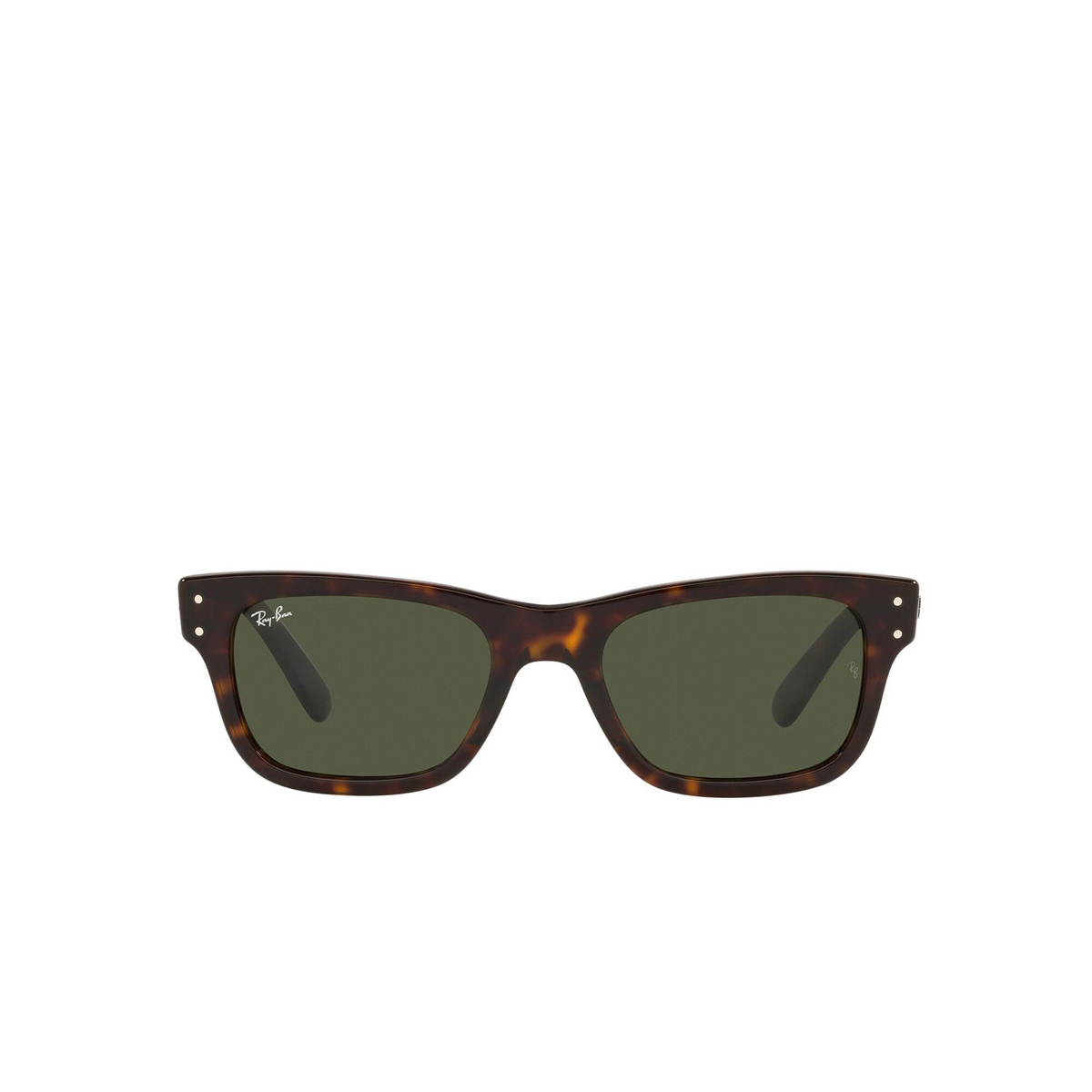 Ray-Ban® Rectangle Sunglasses: Mr Burbank RB2283 color Havana 902/31 - front view.