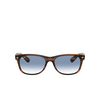 Ray-Ban NEW WAYFARER Sunglasses 820/3F striped red havana - product thumbnail 1/4