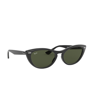 Ray-Ban NINA Sunglasses 601/31 black - three-quarters view