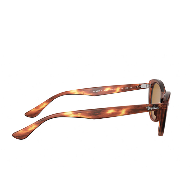 Ray-Ban NINA Sunglasses 954/33 striped havana - 3/4