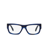 Ray-Ban® Square Eyeglasses: Nomad Wayfarer RX5487 color Striped Blue 8053 - product thumbnail 1/3.