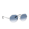 Ray-Ban OCTAGON Sunglasses 91493F silver - product thumbnail 2/4