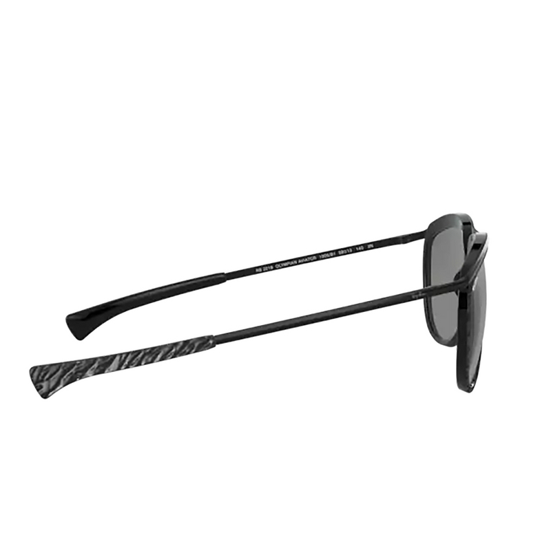 Ray-Ban OLYMPIAN AVIATOR Sunglasses 1305B1 wrinkled black on black - 3/4