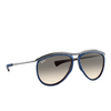 Gafas de sol Ray-Ban OLYMPIAN AVIATOR 131032 wrinkled blue on brown - Miniatura del producto 2/4