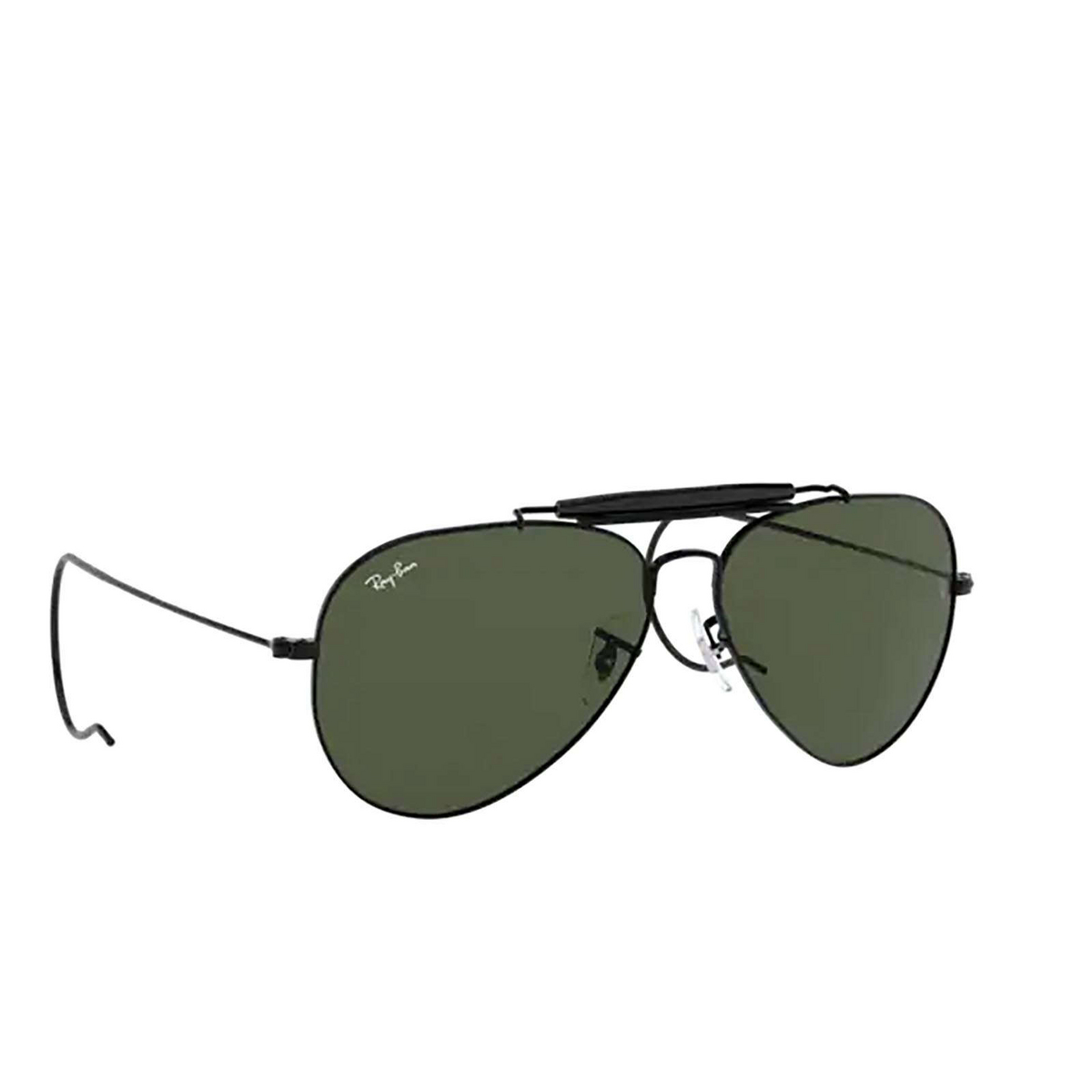 Ray-Ban® Aviator Sunglasses: Outdoorsman I RB3030 color Black L9500 - product thumbnail 2/3.