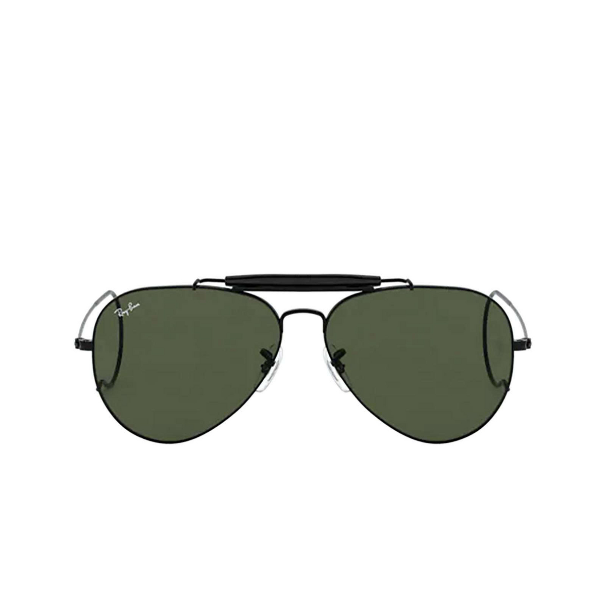 Ray-Ban® Aviator Sunglasses: Outdoorsman I RB3030 color Black L9500 - 1/3.