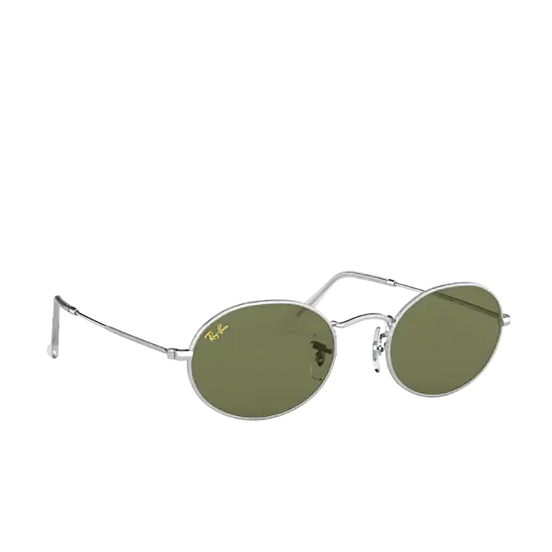 Ray-Ban OVAL Sunglasses 91984E silver - 2/4