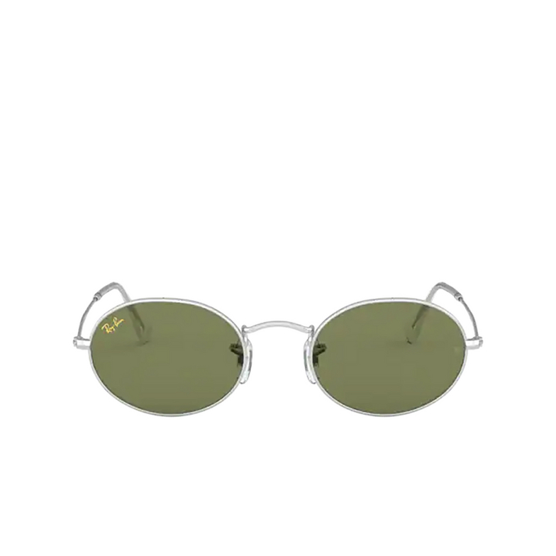 Ray-Ban OVAL Sunglasses 91984E silver - 1/4