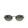 Ray-Ban OVAL Sunglasses 002/71 black - product thumbnail 1/4