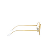 Ray-Ban OVAL Eyeglasses 3104 white on legend gold - product thumbnail 3/4
