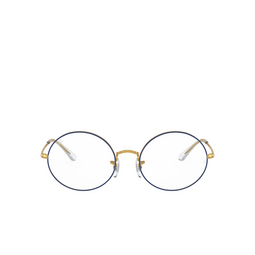 Ray-Ban® Oval Eyeglasses: Oval RX1970V color Blue On Legend Gold 3105.