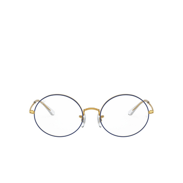 Ray-Ban OVAL Eyeglasses 3105 blue on legend gold - front view