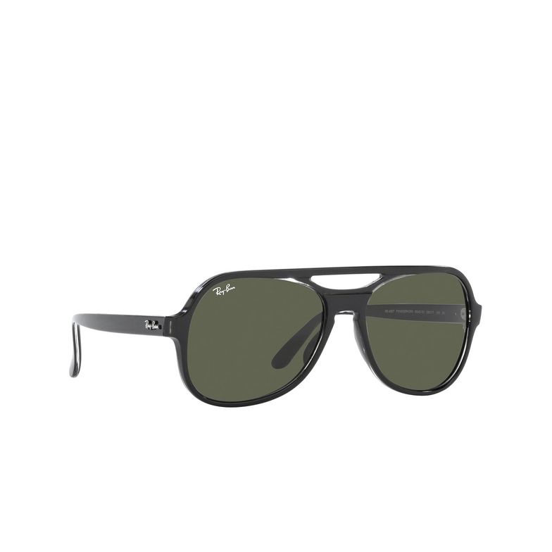 Ray-Ban POWDERHORN Sunglasses 654531 black transparent black - 2/4