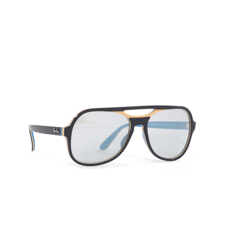 Ray-Ban POWDERHORN Sunglasses 6546W3 blue creamy light blue - 2/4