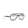 Ray-Ban POWDERHORN Sunglasses 6548GD blue creamy light brown - product thumbnail 2/4
