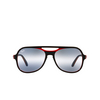 Ray-Ban POWDERHORN Sunglasses 6552GA black red blue - product thumbnail 1/4