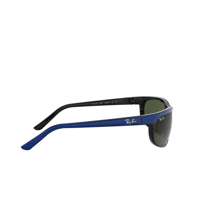 Ray-Ban PREDATOR 2 Sunglasses 6301 top blue on black - 3/4