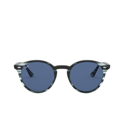 Ray-Ban® Round Sunglasses: RB2180 color 643280 Striped Blue Havana 