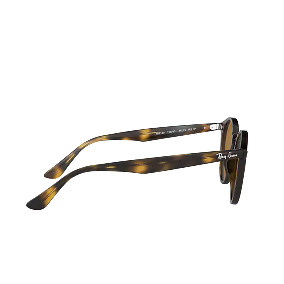 Ray-Ban® Round Sunglasses: RB2180 color 710/83 Light Havana - product thumbnail 3/3