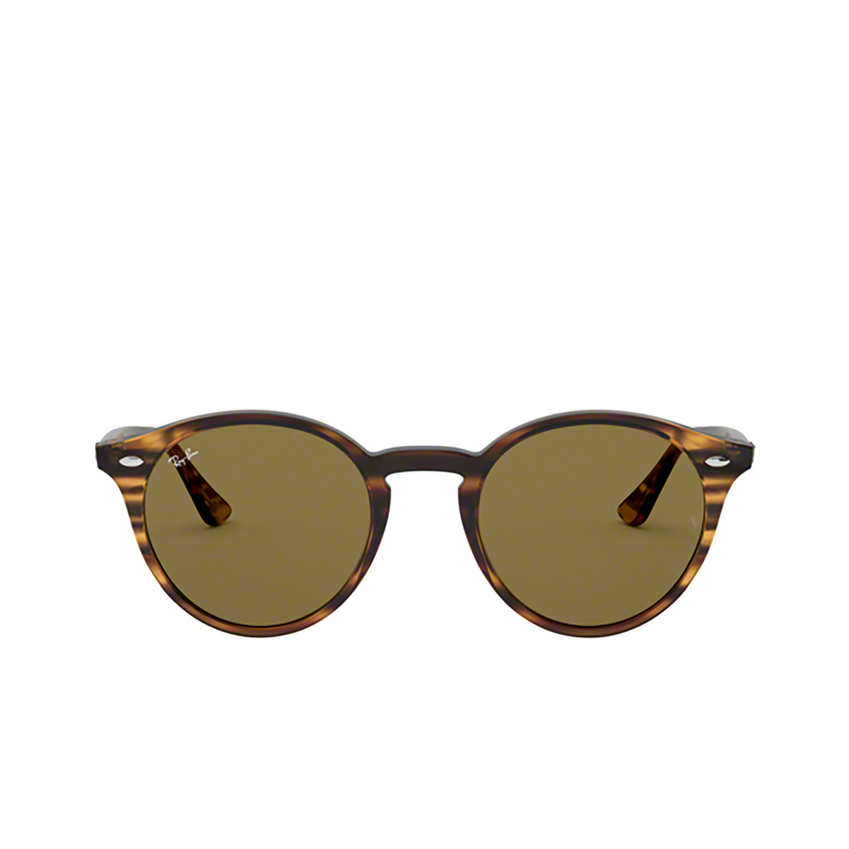 Ray-Ban RB2180 Sunglasses 820/73 STRIPED RED HAVANA - front view