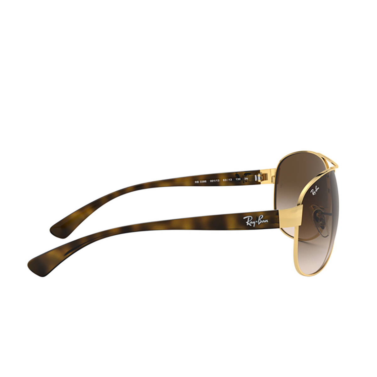 Ray-Ban® Aviator Sunglasses: RB3386 color Arista 001/13 - product thumbnail 3/3.