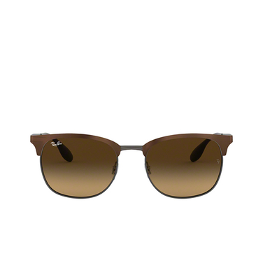 Ray-Ban RB3538 Sunglasses 188/13 top brown on gunmetal - front view