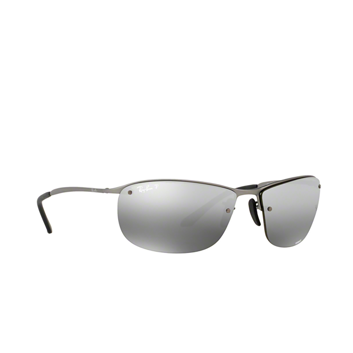 Ray-Ban® Rectangle Sunglasses: RB3542 color 029/5J Matte Gunmetal - product thumbnail 2/3