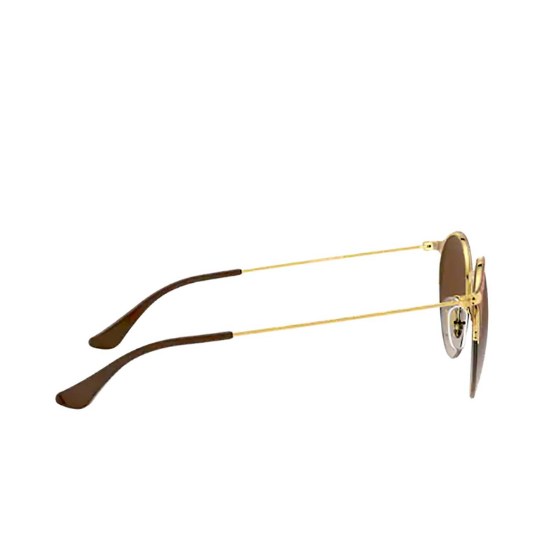 Ray-Ban RB3578 Sunglasses 900913 gold top brown - 3/4