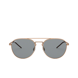 Ray-Ban® Round Sunglasses: RB3589 color 9146/1 Rubber Copper 
