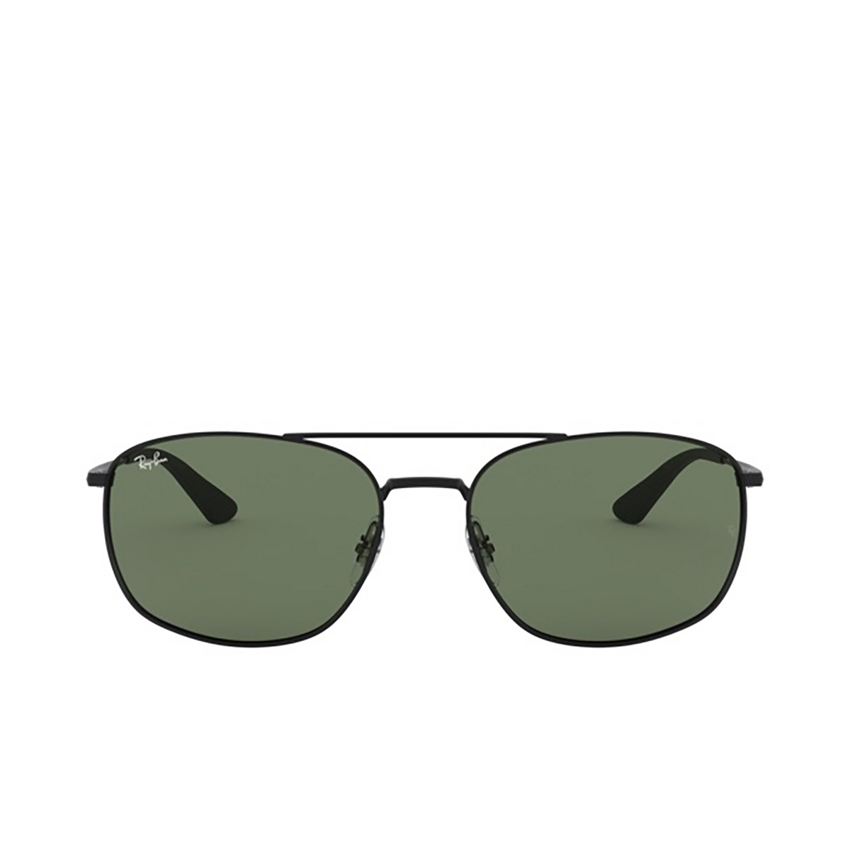 Ray-Ban® Square Sunglasses: RB3654 color 002/71 Black - 1/3