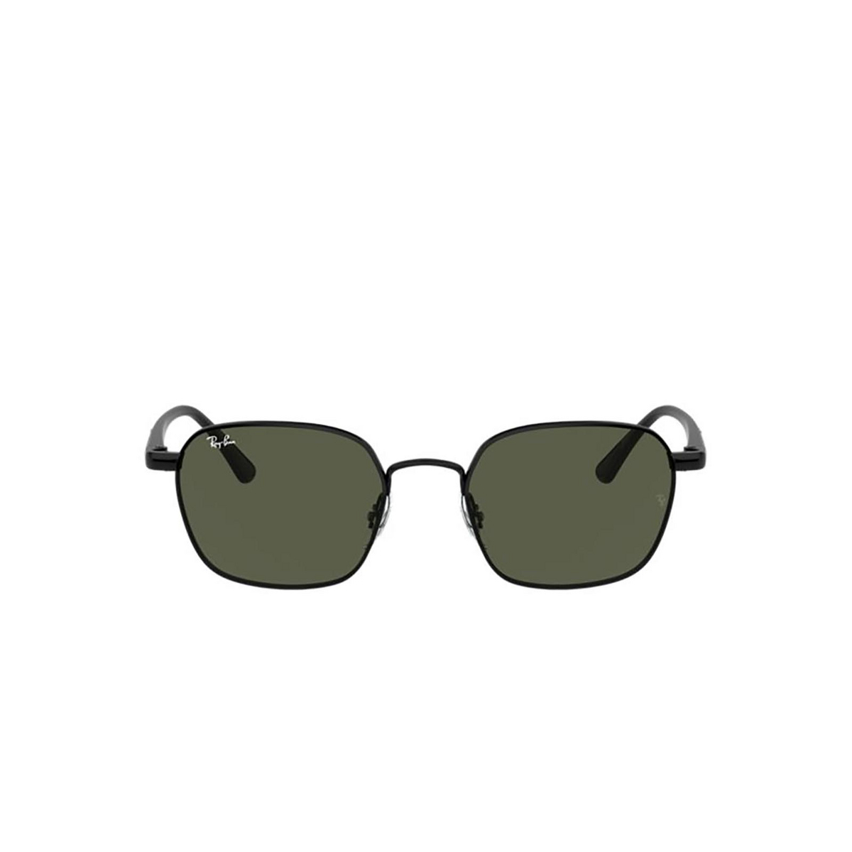 Ray-Ban® Square Sunglasses: RB3664 color Black 002/31 - product thumbnail 1/3.