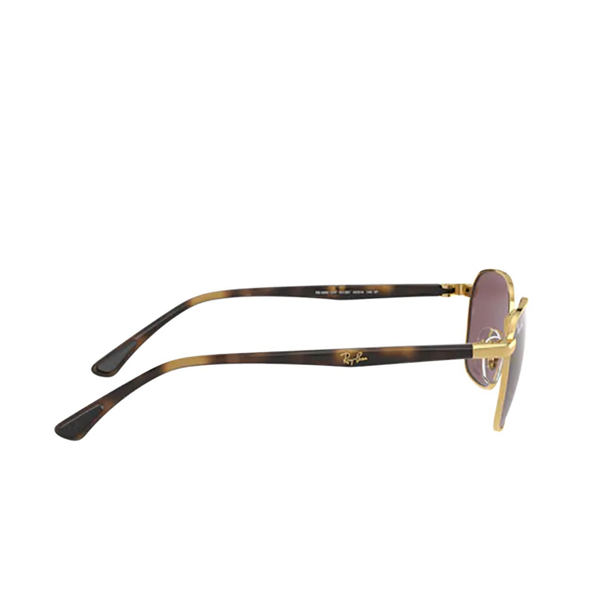 Ray-Ban® Square Sunglasses: RB3664CH color 001/BC Arista - 3/3